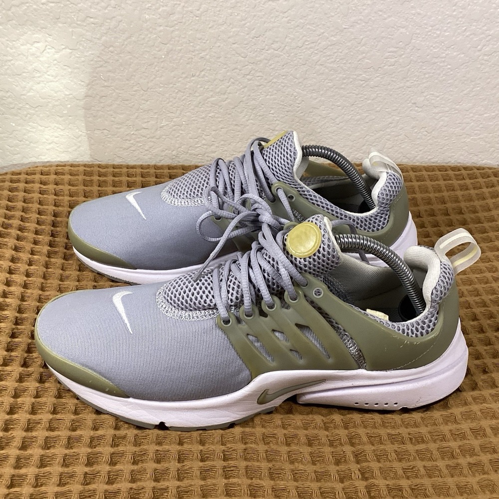 Nike Air Presto Wolf Grey White Mens Sz 9 Running Shoes Sneakers 848187-013